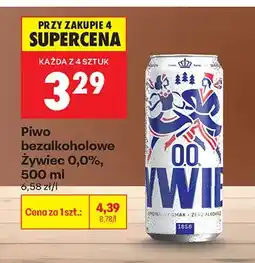 Biedronka Piwo bezalkoholowe Żywiec 0,0% oferta