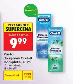 Biedronka Pasta do zębów Complete oferta