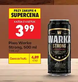 Biedronka Piwo Strong oferta