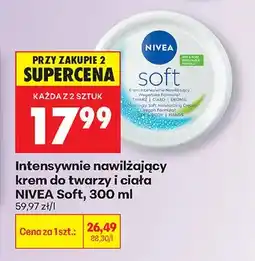 Biedronka Krem intensywnie nawilżający do twarzy i ciała Soft oferta