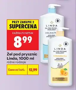 Biedronka Żel pod prysznic Delikatny micelarny oferta