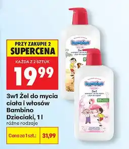 Biedronka Żel do mycia ciała i włosów 3w1 Dzieciaki oferta