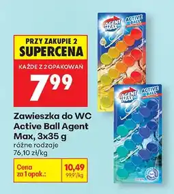 Biedronka Zawieszka do WC Active Ball różne rodzaje oferta