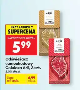 Biedronka Odświeżacz samochodowy Celuloza oferta
