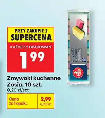 Biedronka Zmywaki kuchenne Zosia oferta
