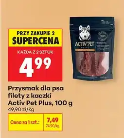 Biedronka Przysmak dla psa filety z kaczki oferta