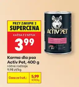 Biedronka Karma dla psa różne rodzaje oferta