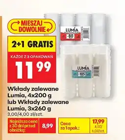 Biedronka Wkłady zalewane oferta
