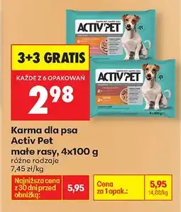 Biedronka Karma dla psa małe rasy różne rodzaje oferta