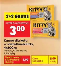 Biedronka Karma dla kota w saszetkach w sosie oferta