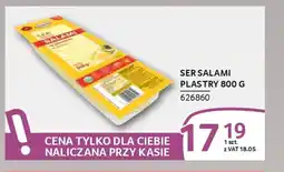 Selgros Ser salami plastry oferta