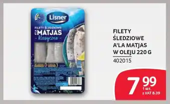 Selgros Filety śledziowe a'la matjas w oleju oferta