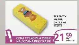 Selgros Ser złoty mazur oferta