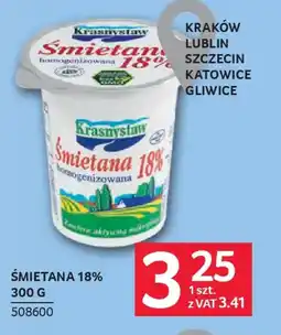 Selgros Śmietana 18% oferta