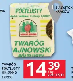Selgros Twaróg półtłusty oferta
