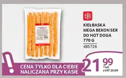 Selgros Kiełbaska mega bekon ser do hot doga oferta