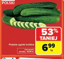 Carrefour Polskie ogórki krótkie oferta