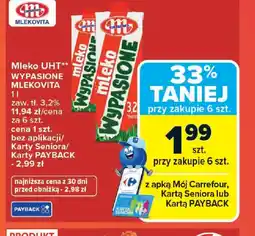 Carrefour Mleko UHT Mlekovita oferta