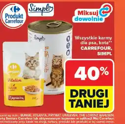 Carrefour Carrefour/Simpl karma dla psa/kota oferta