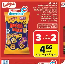 Carrefour Lorenz Chrupki Monster Munch oferta