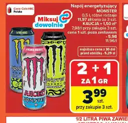 Carrefour Monster napój energetyzujący oferta