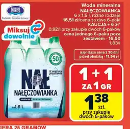 Carrefour Woda mineralna Nałęczowianka oferta