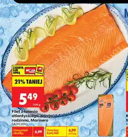 Biedronka Filet z łososia atlantyckiego, porcja rodzinna, Marinero oferta
