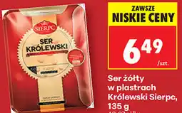 Biedronka Ser żółty w plastrach Królewski Sierpc oferta