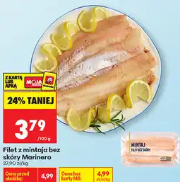 Biedronka Filet z mintaja bez skóry Marinero oferta