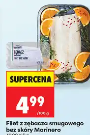Biedronka Filet z zębacza smugowego bez skóry Marinero oferta