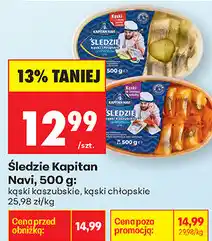 Biedronka Śledzie Kapitan Navi oferta