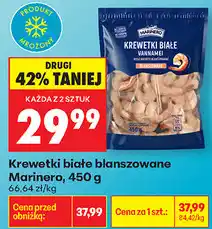 Biedronka Krewetki białe blanszowane Marinero oferta