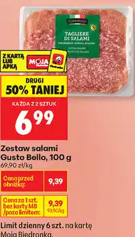 Biedronka Zestaw salami Gusto Bello oferta