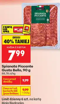 Biedronka Spianata Piccante Gusto Bello oferta