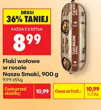 Biedronka Flaki wołowe w rosole Nasze Smaki oferta