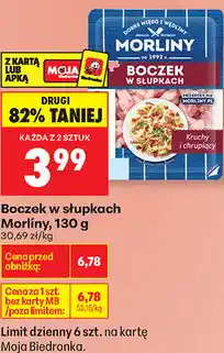 Biedronka Boczek w słupkach Morliny oferta