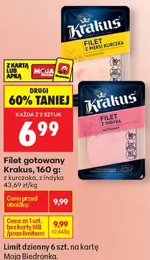 Biedronka Filet gotowany Krakus, 160 g oferta