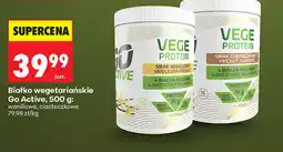 Biedronka Białko wegetariańskie Go Active, 500 g: waniliowe, ciasteczkowe oferta