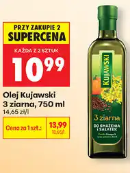 Biedronka Olej Kujawski 3 ziarna oferta
