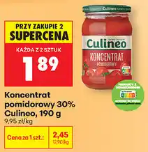 Biedronka Koncentrat pomidorowy 30% Culineo oferta