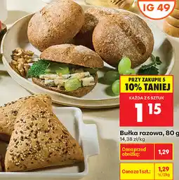 Biedronka Bułka razowa oferta