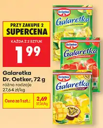Biedronka Galaretka Dr. Oetker oferta