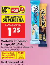 Biedronka Wafelek Princessa Longa oferta