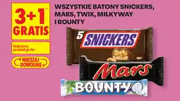 Biedronka Wszystkie batony Snickers, Mars, Twix, MilkyWay i Bounty oferta