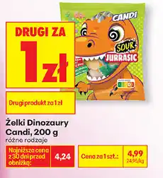 Biedronka Żelki Dinozaury Candi oferta