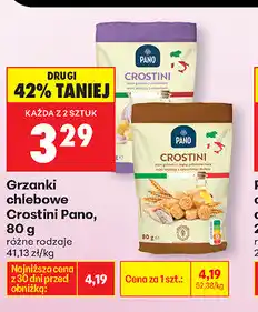 Biedronka Grzanki chlebowe Crostini Pano oferta