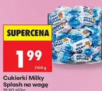 Biedronka Cukierki Milky Splash na wagę oferta