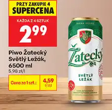 Biedronka Piwo Žatecký Světlý Ležák oferta