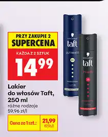 Biedronka Lakier do włosów Taft oferta