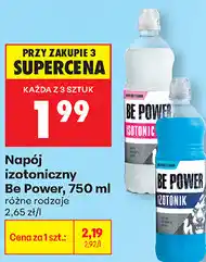 Biedronka Napój izotoniczny Be Power, 750 ml różne rodzaje oferta